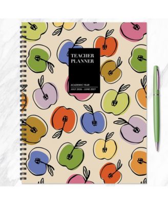 July 2026 - June 2027 Apples Teacher and Home School Lesson Planning Book