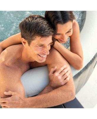 PureSpa Deluxe Spa Set 140 Bubble Jet Hot Tub with Cover