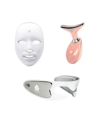 Ultimate LED Rejuvenation Set: Face Mask, Eye Mask & 7-in-1 Light Therapy Device