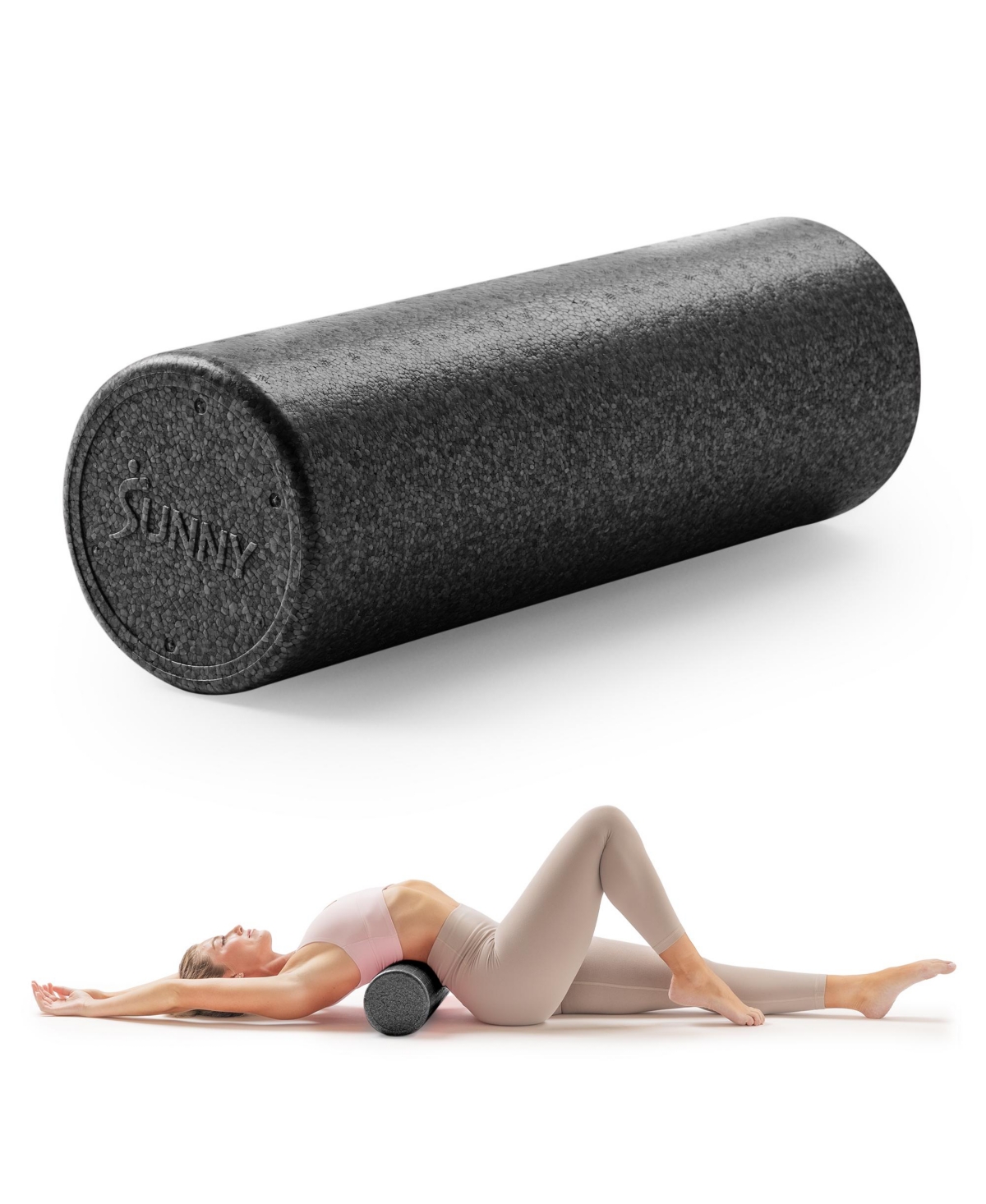 Sunny Health & Fitness 12" Yoga Foam Roller