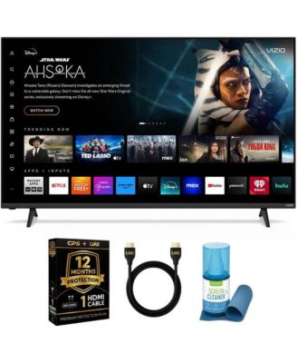 55-inch 4K UHD LED Smart TV with VRR, Alexa Compatible, HDMI Cable, 12-Month Protection & Cleaning Kit