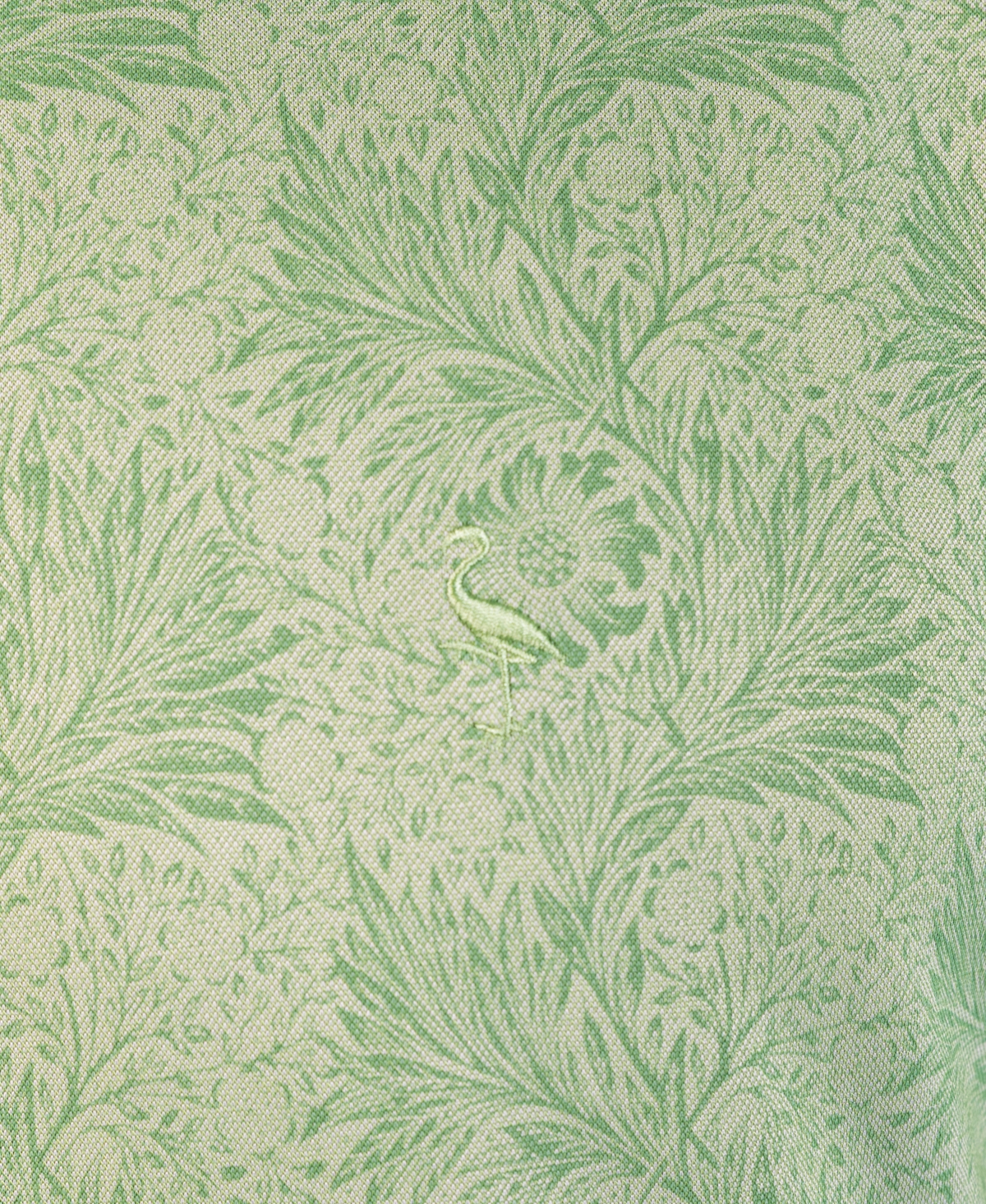 TailorByrd Men's Distressed Floral Modal Polo