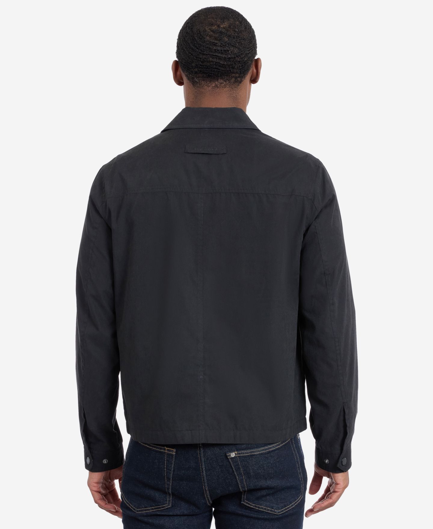 Мужская куртка Tommy Hilfiger Wind Resistant Golf Jacket, цвет: Чёрный — фото 5