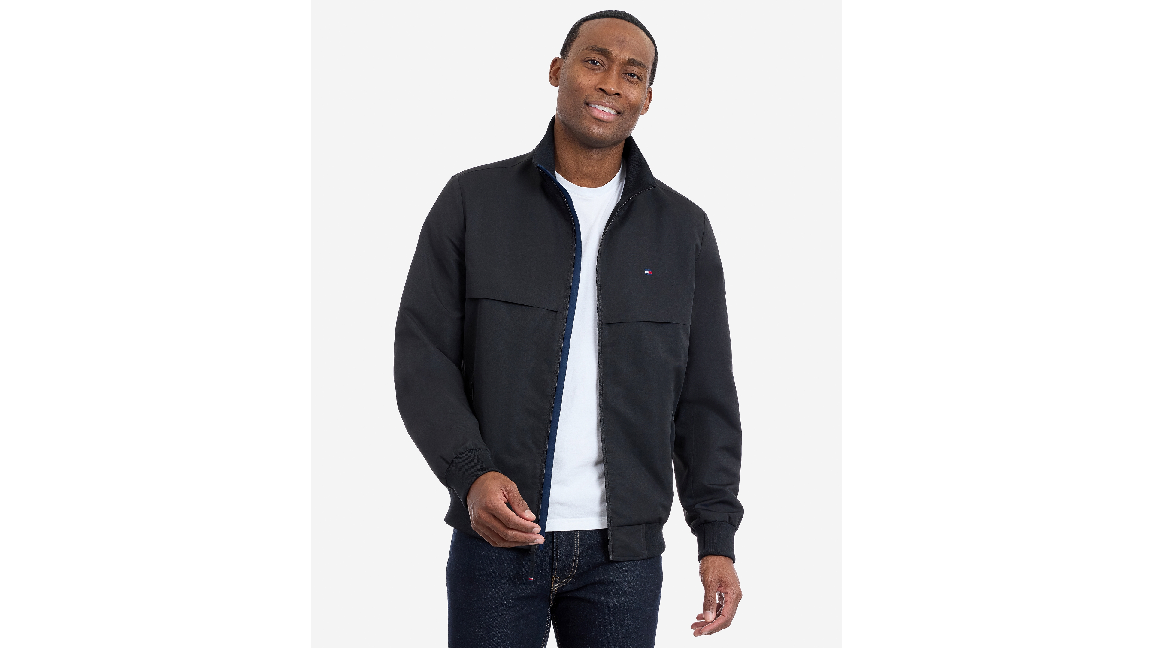 Tommy Hilfiger Men's Water Resistant Boating Regular Fit Jacket
