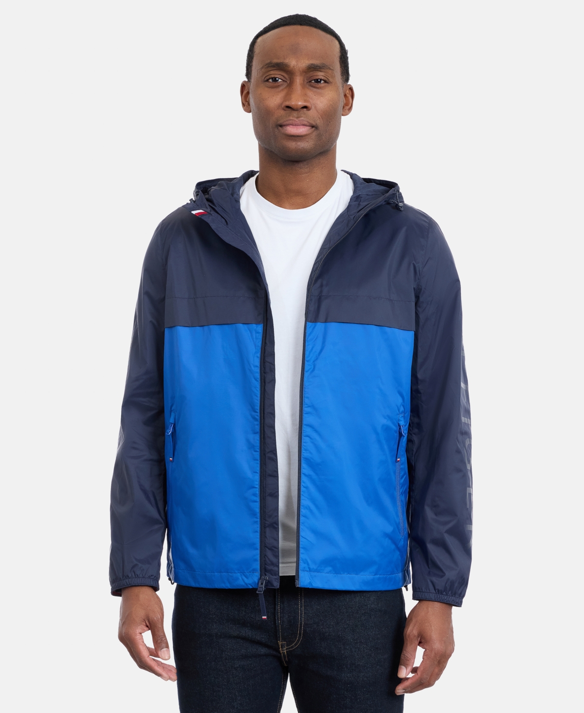 Tommy Hilfiger Men's Hooded Windbreaker Jacket