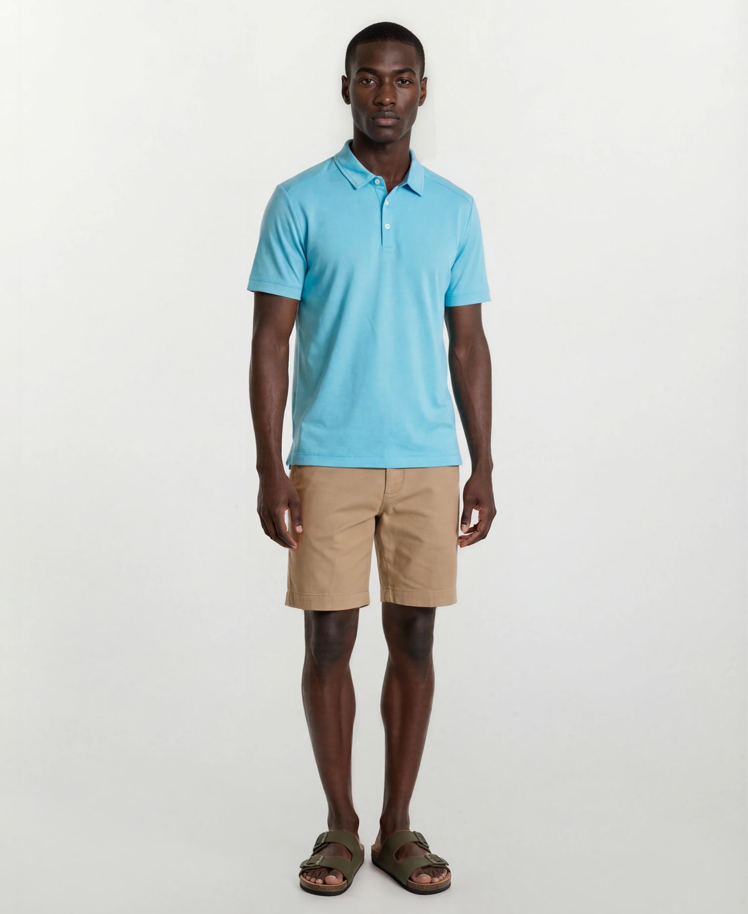 Men's Flat Front Regular-Fit Shorts