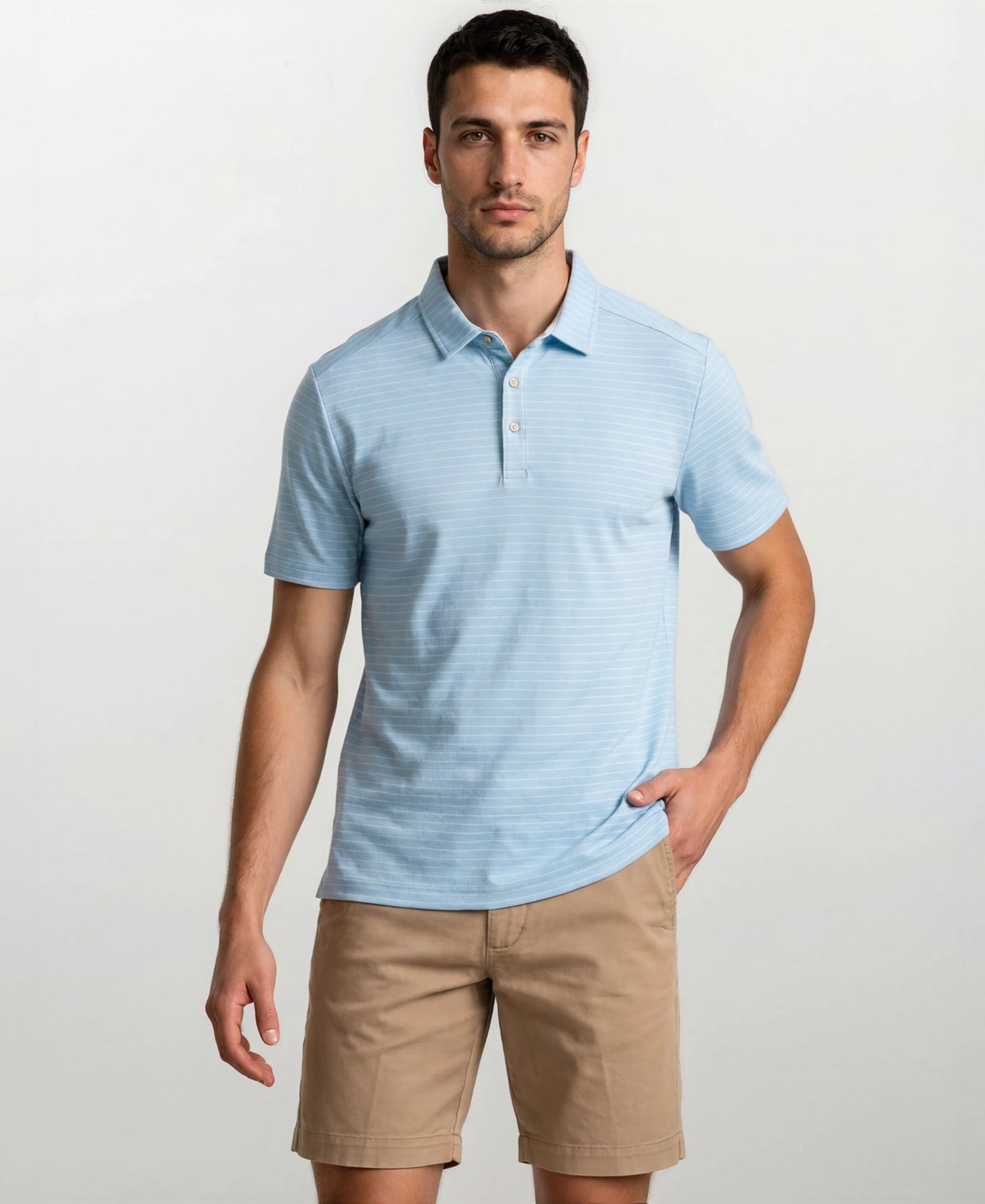 Men's Hybrid Performance Regular-Fit Polo Shirt