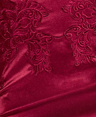 Juniors' Strapless Sweetheart Satin Mermaid Gown