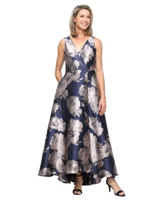Women's Sleeveless Printed High-Low Dress