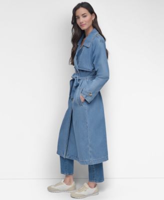 Women's Storm Flap Denim Trench Coat