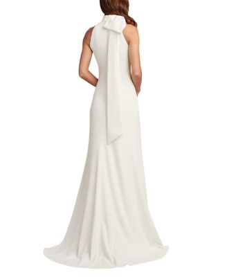 Women's Sims Shoulder Bow Halter Gown