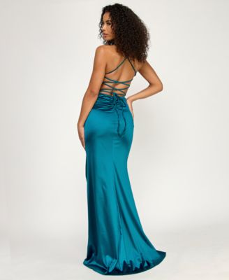 Women's Sweetheart Neck Ruched Gown