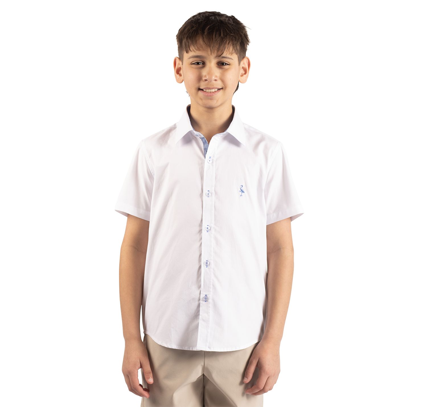 Big Boys Signature Oxford Short Sleeve Shirt