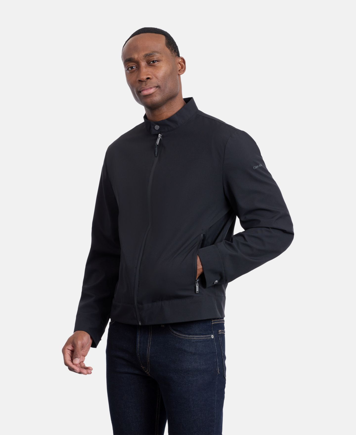 Мужская куртка Calvin Klein Mesh-Lined Golf, цвет: Чёрный — фото 6