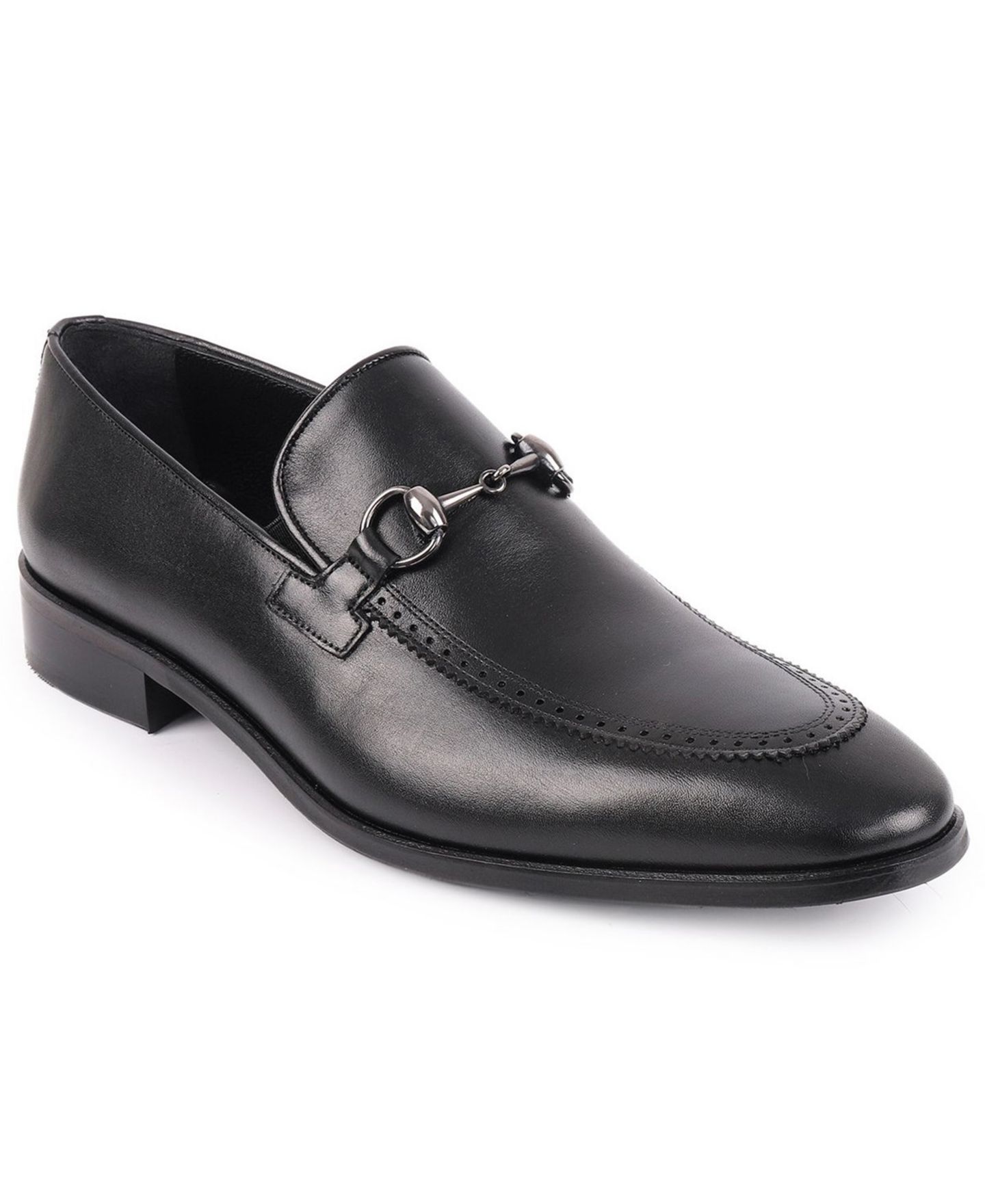 Мужские туфли VELLAPAIS Danbury Slip-On Dress Shoes, цвет: Чёрный — фото 1