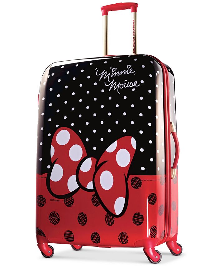 Disney Minnie Mouse Pink Hard Rolling Spinner Suitcase Luggage 3