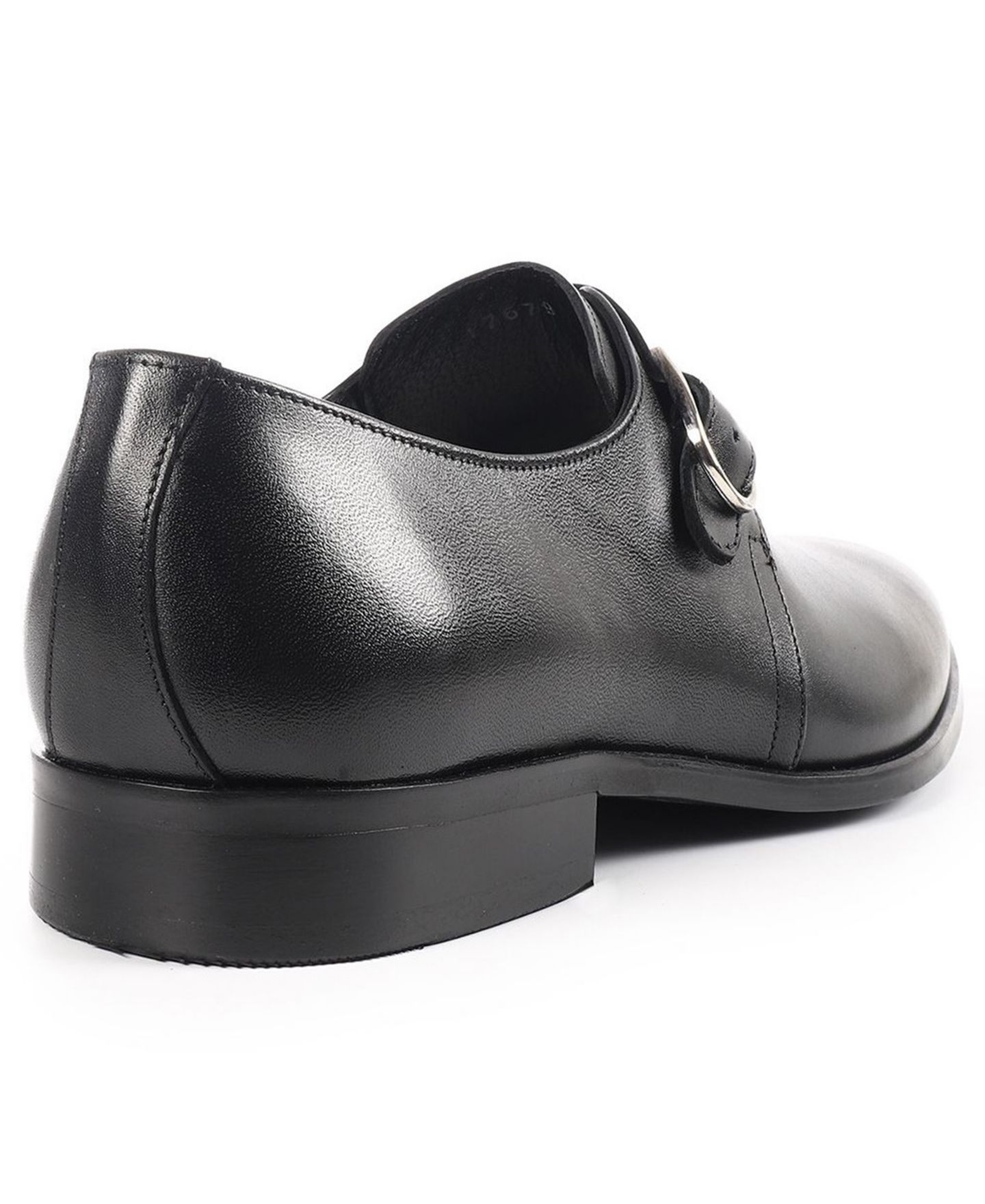 Мужские туфли VELLAPAIS Classic Buckled Dress Shoes, цвет: Чёрный — фото 4