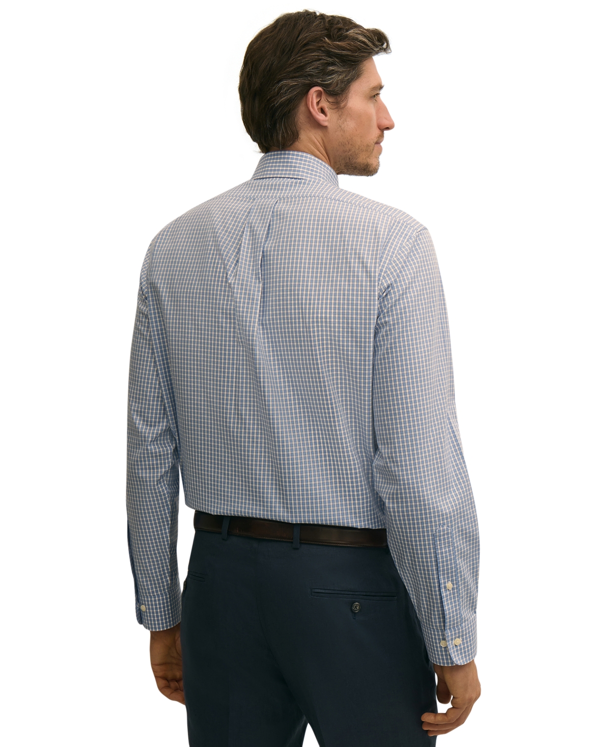 B by Brooks Brothers Men's Polo Button-Down Dress Shirt