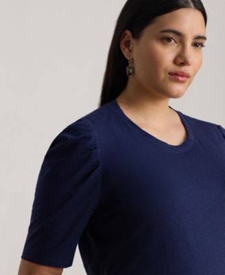 Plus Size Hamida Knit Crew Neck Top
