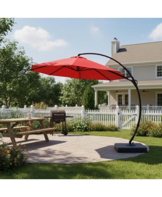 Luxury Cantilever Patio Umbrella - Durable, Wind-Resistant & Adjustable for Outdoor Relaxation