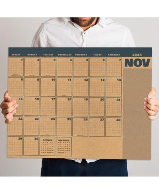 July 2026 - June 2027 Trail + Timber Large Desk Pad Monthly Blotter Calendar