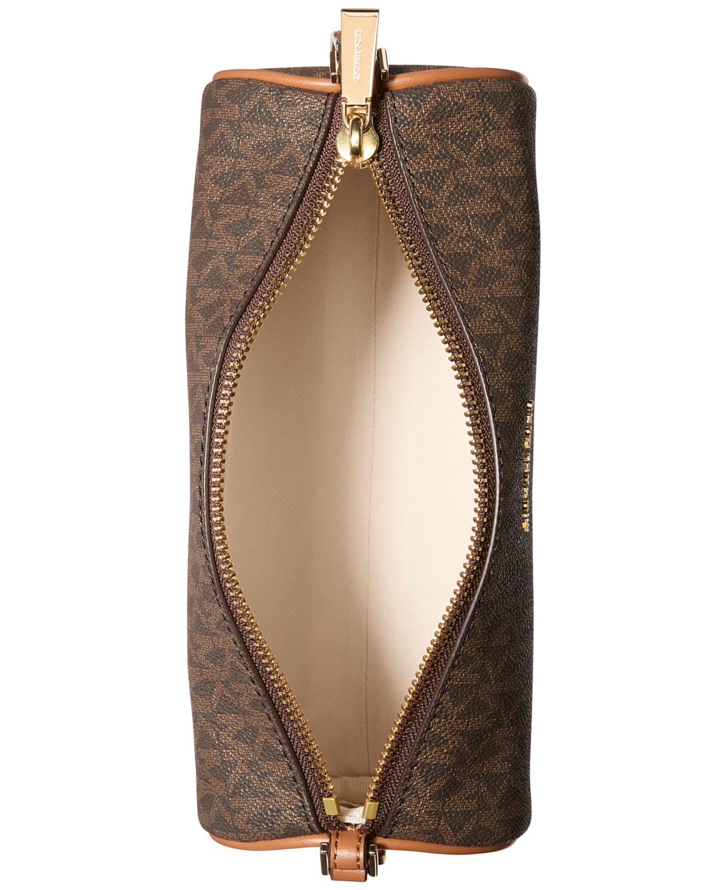 Женская сумка Michael Kors Izzy Small Barrel Pouchette, цвет: Коричневый — фото 2