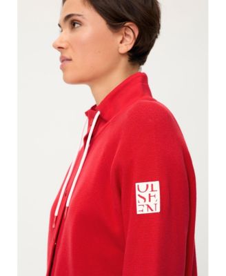 Women's Sporty Mock Knit Cardigan