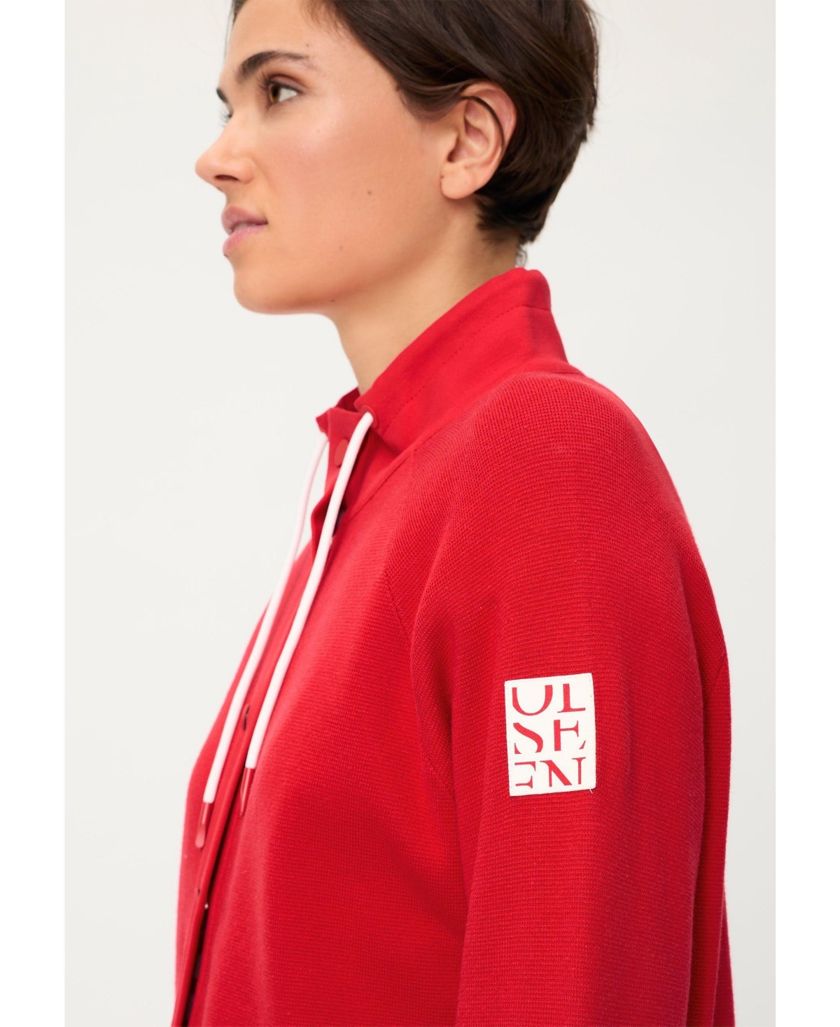 Olsen Women's Sporty Mock Knit Cardigan