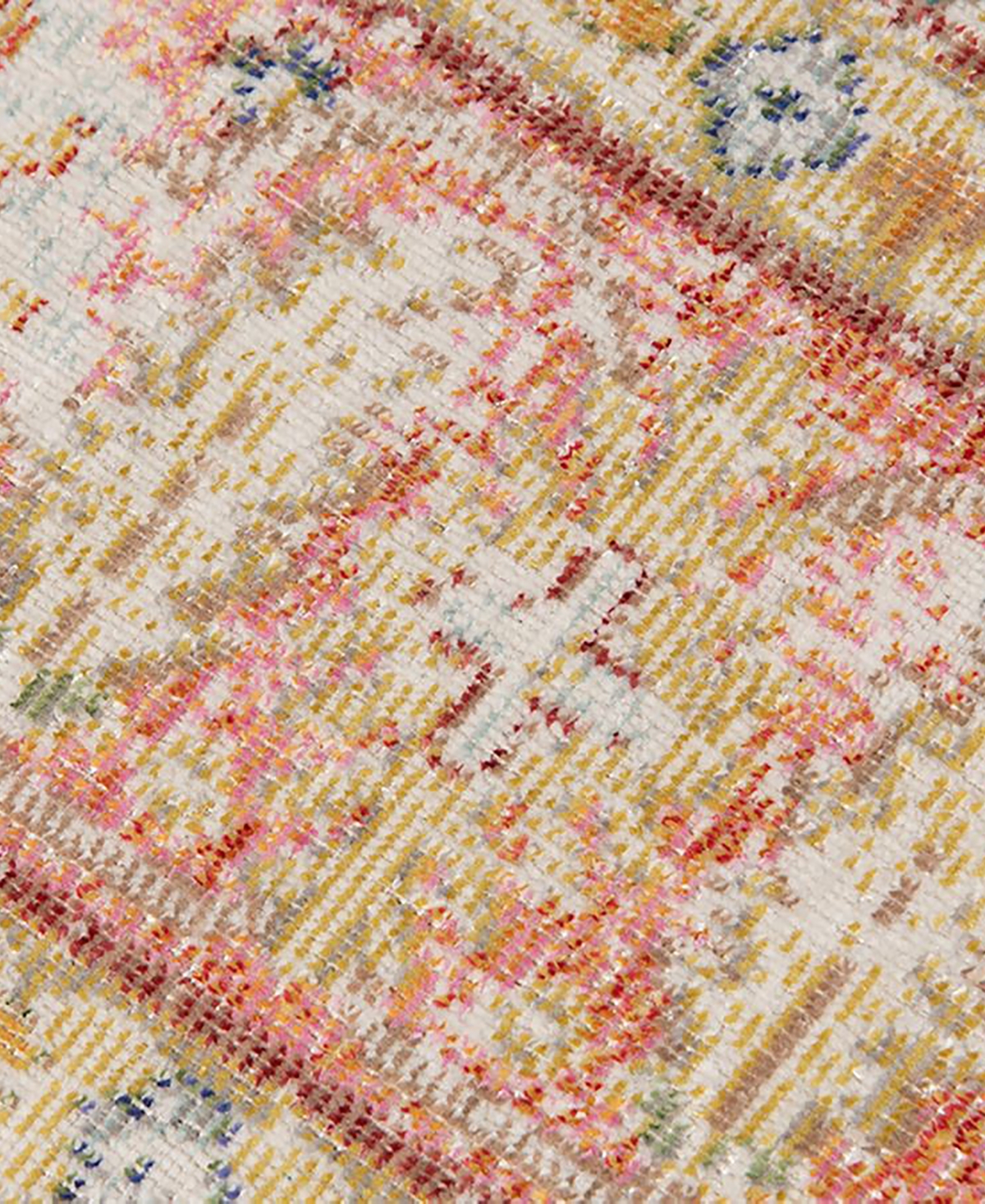 Amer Rugs Century Cen-15 Navy/ Pink 2'6" x 8' Runner Rug