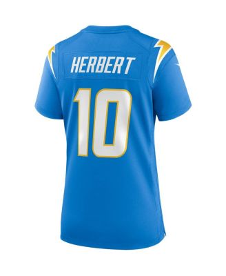 Women's Justin Herbert Powder Blue Los Angeles Chargers Game Jersey