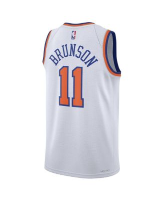 Men's Women's Jalen Brunson White New York Knicks Swingman Jersey - Association Edition