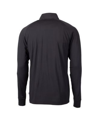 Men's Black Duke Blue Devils Adapt Eco Knit Stretch Raglan DryTec Quarter-Zip