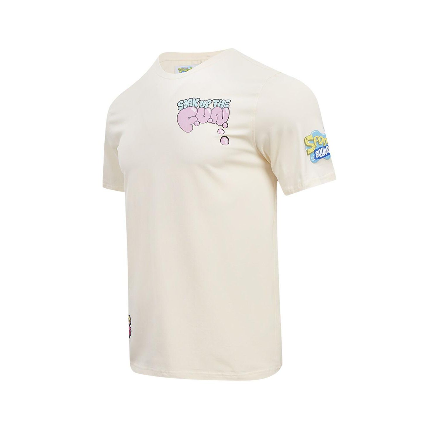 Men's Natural SpongeBob SquarePants Soak Up The Fun T-Shirt