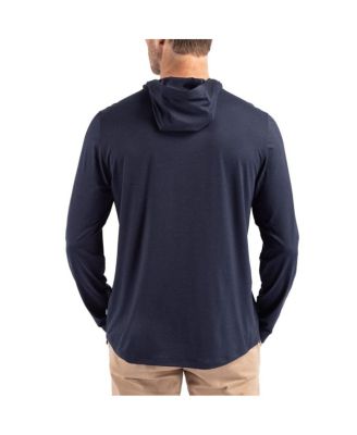 Men's Navy Chicago Bears Coastline Epic Comfort Long Sleeve Hoodie T-Shirt