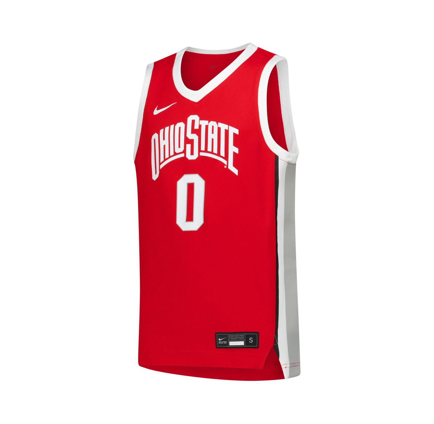 Big Boys and Girls Scarlet Ohio State Buckeyes Replica Basketball Jersey