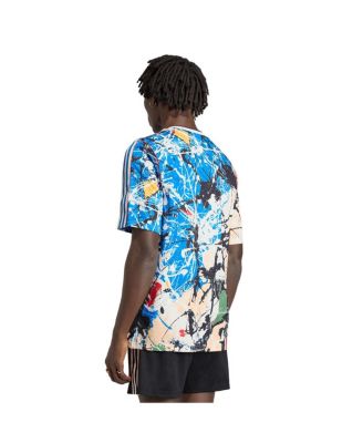 Men's Blue Manchester United X Stone Roses Replica Jersey