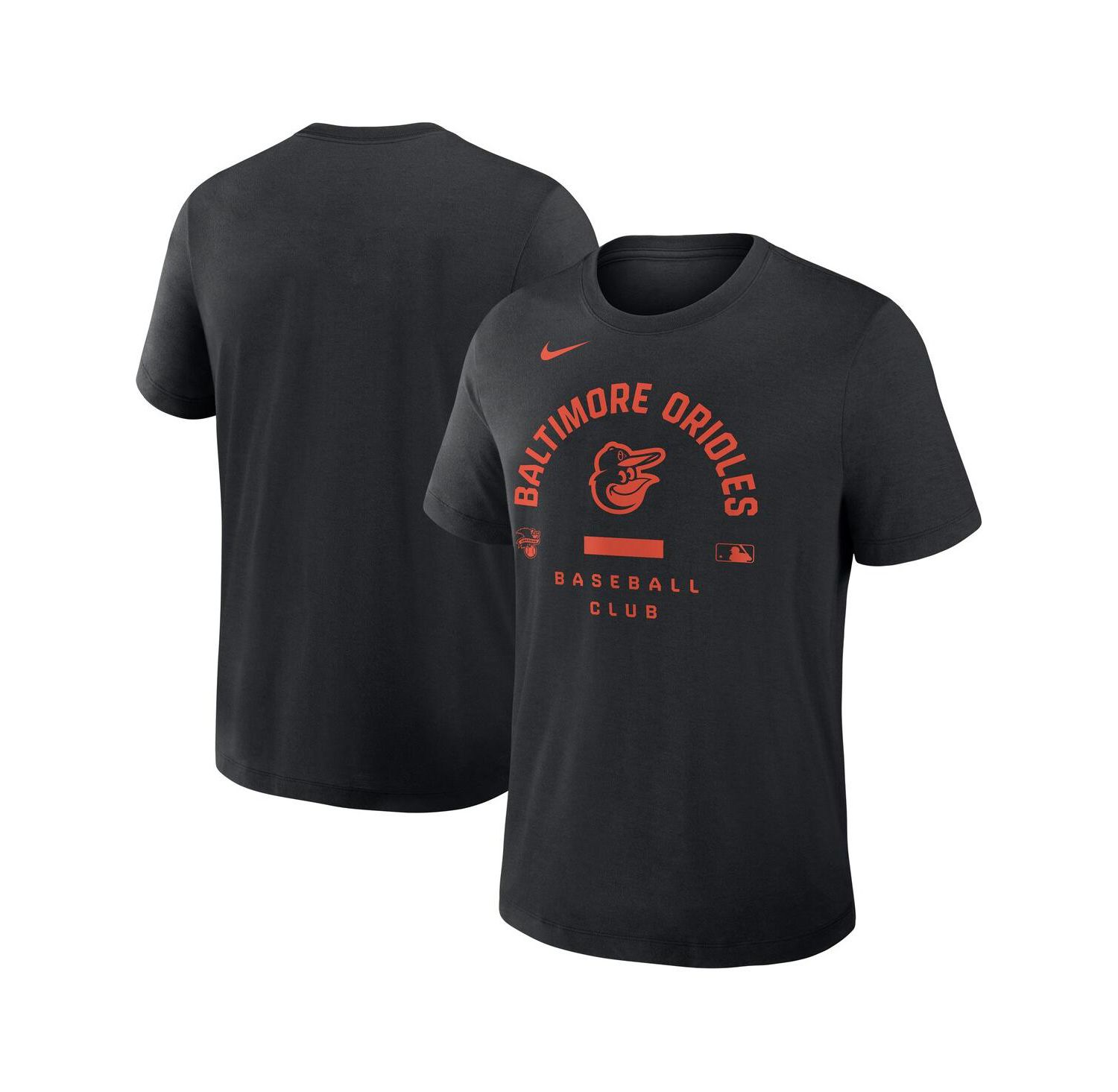 Men's Black Baltimore Orioles Authentic Collection Early Work Tri-Blend Dri-FIT T-Shirt