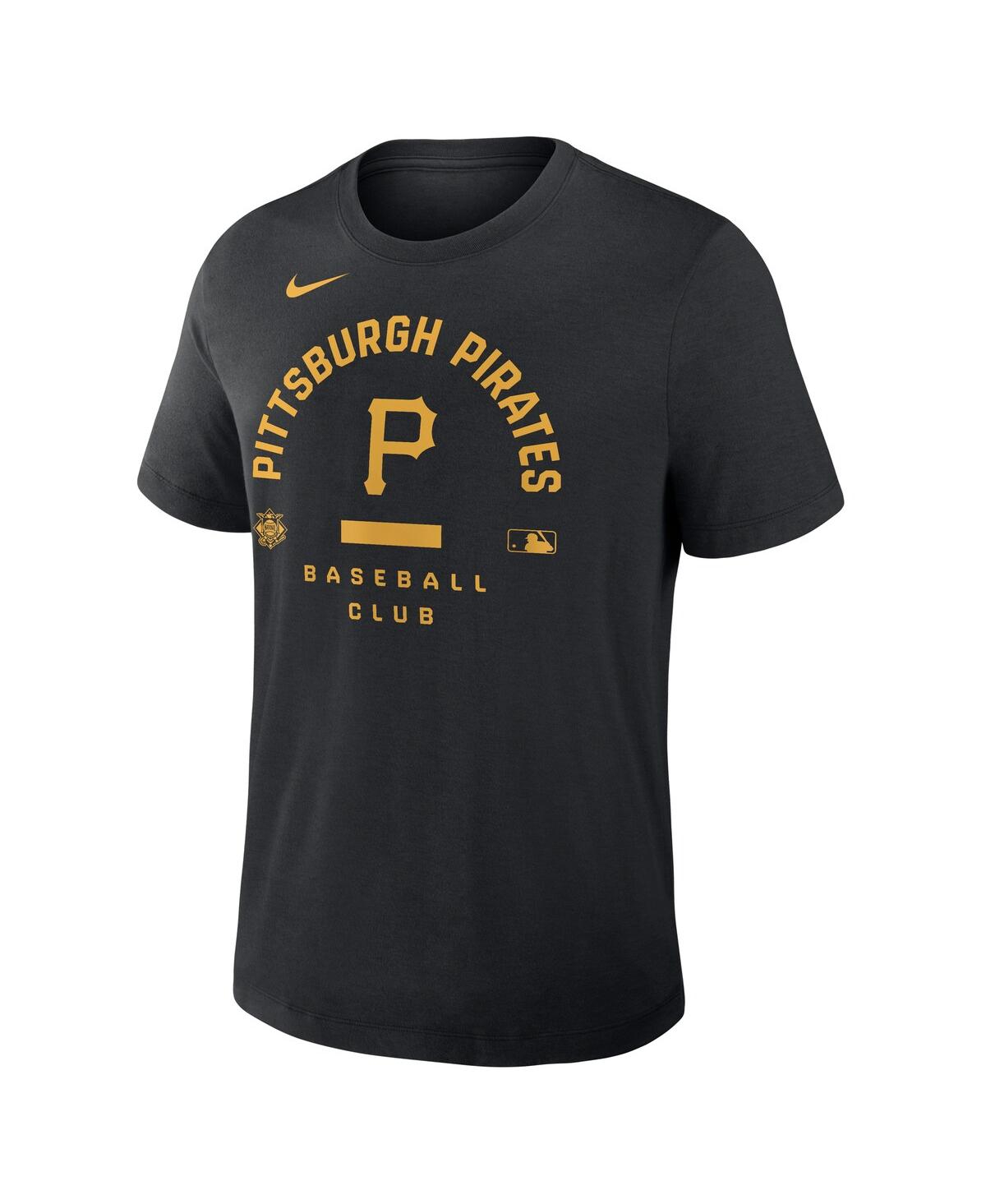 Nike Men's Black Pittsburgh Pirates Authentic Collection Early Work Tri-Blend Dri-fit T-Shirt