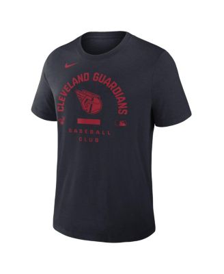 Men's Navy Cleveland Guardians Authentic Collection Early&nbsp;Work Tri-Blend Dri-FIT T-Shirt