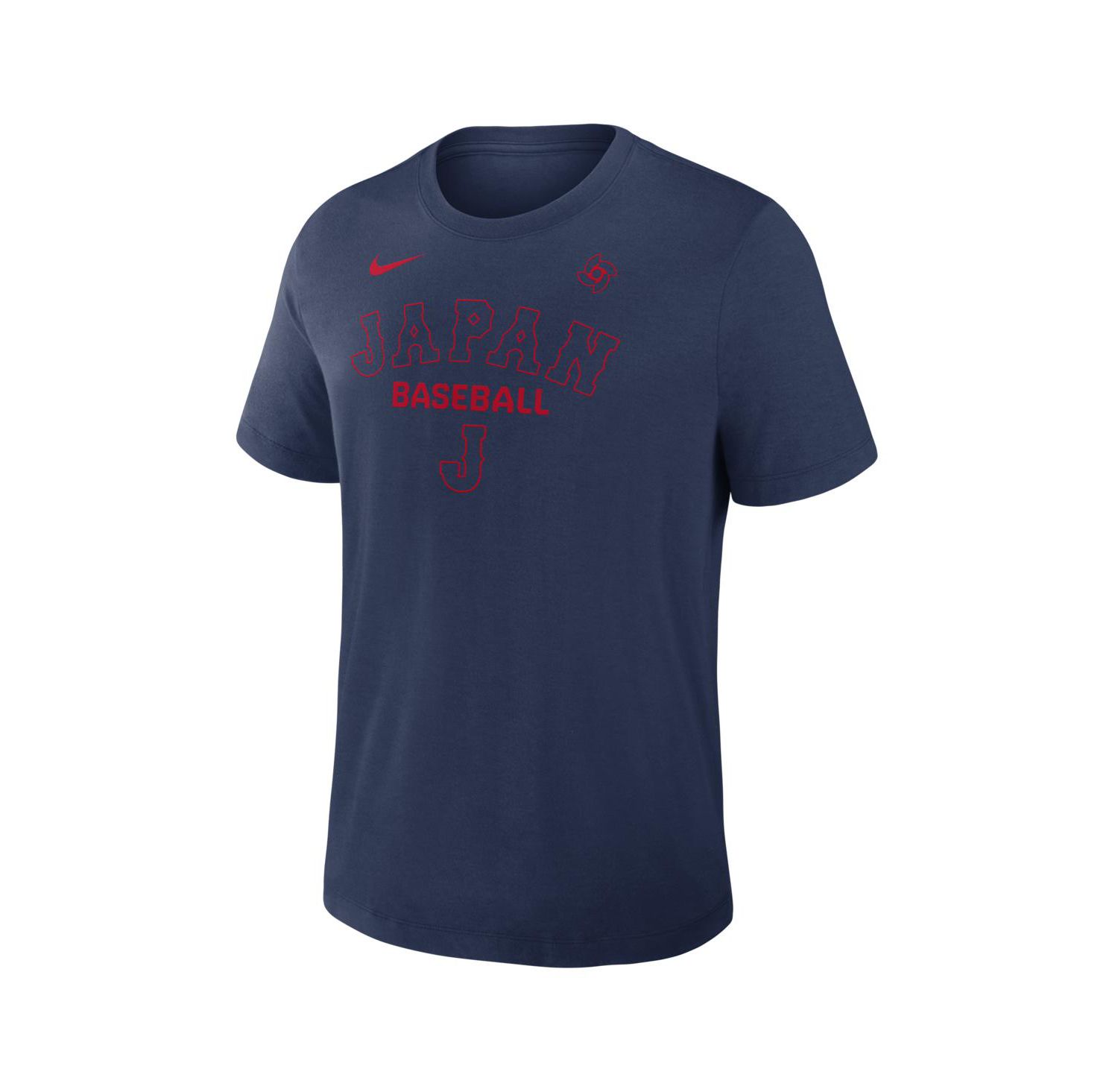 Men's Navy Japan Baseball 2026 World Baseball Classic Authentic Collection Early Work Dri-FIT Tri-Blend T-Shirt