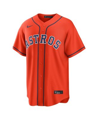 Men's Jose Altuve Orange Houston Astros Alternate Replica Jersey