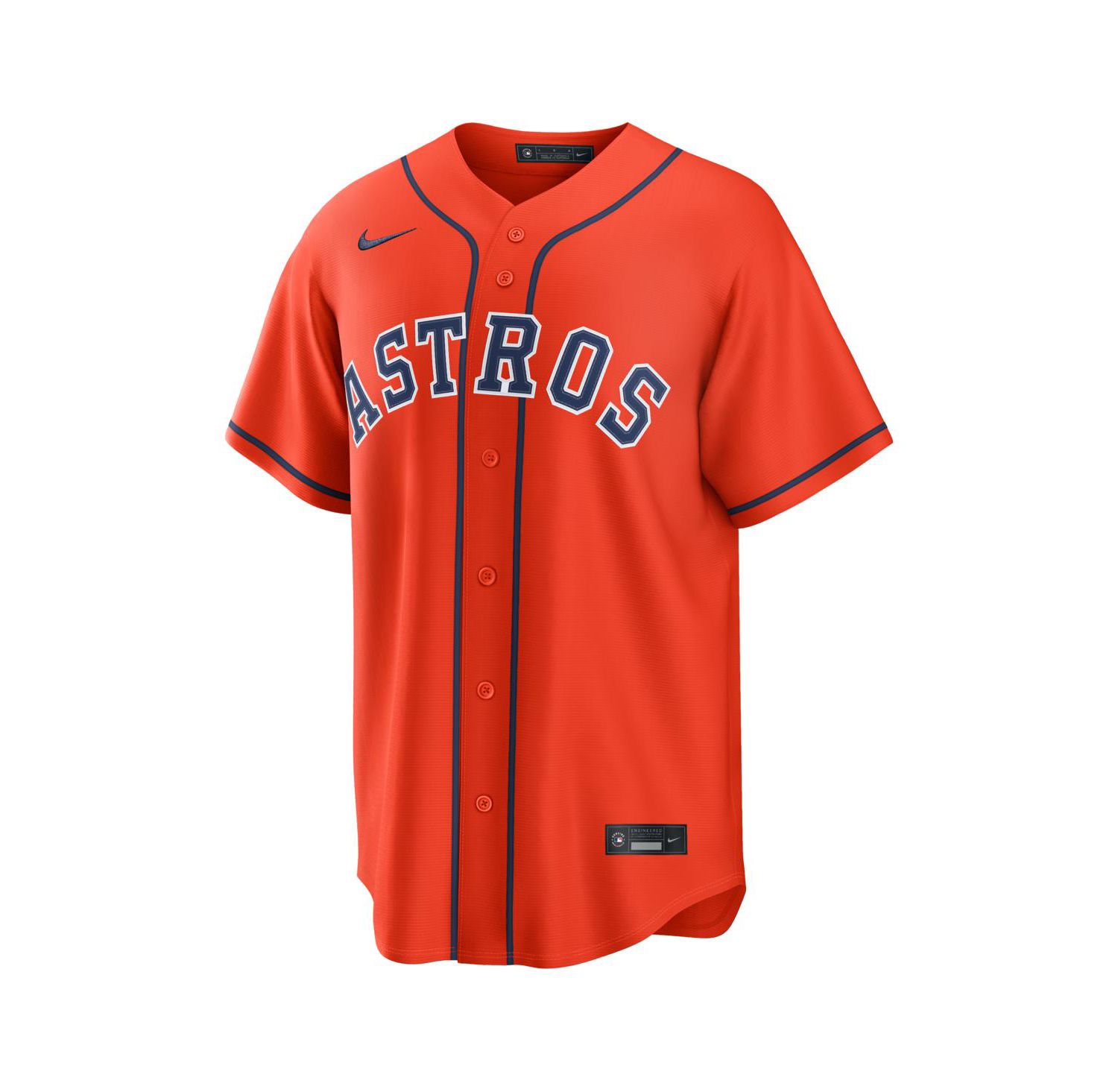 Men's Jose Altuve Orange Houston Astros Alternate Replica Jersey