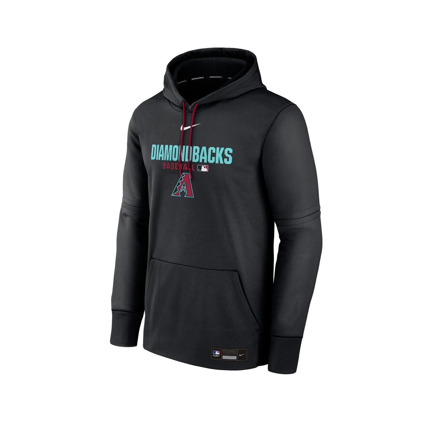 Men's Black Arizona Diamondbacks Authentic Collection Therma-FIT Hoodie