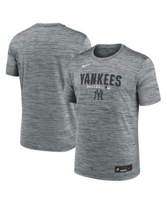 Men's Heather Charcoal New York Yankees Authentic Collection Velocity Dri-FIT T-Shirt