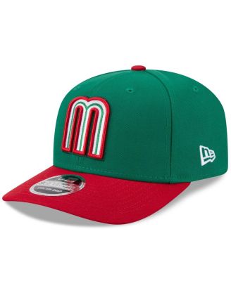 Men's Green/Red Mexico Baseball 2026 World Baseball Classic 9SEVENTY Adjustable Hat