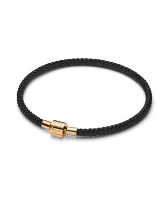Shimmering Black Cord Bracelet
