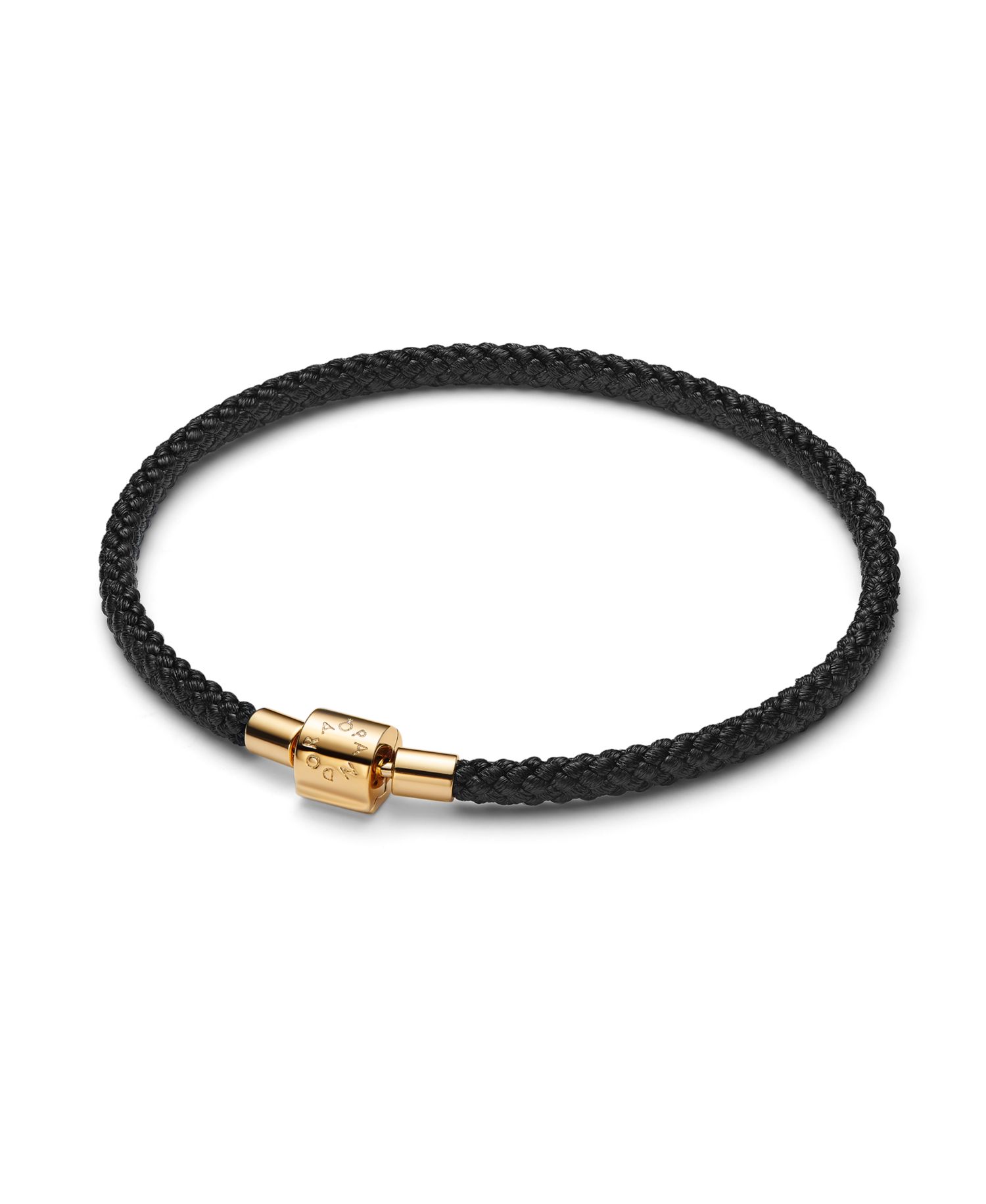 Shimmering Black Cord Bracelet