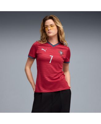 Women's Cristiano Ronaldo Red Portugal National Team 2026 Home Replica Jersey