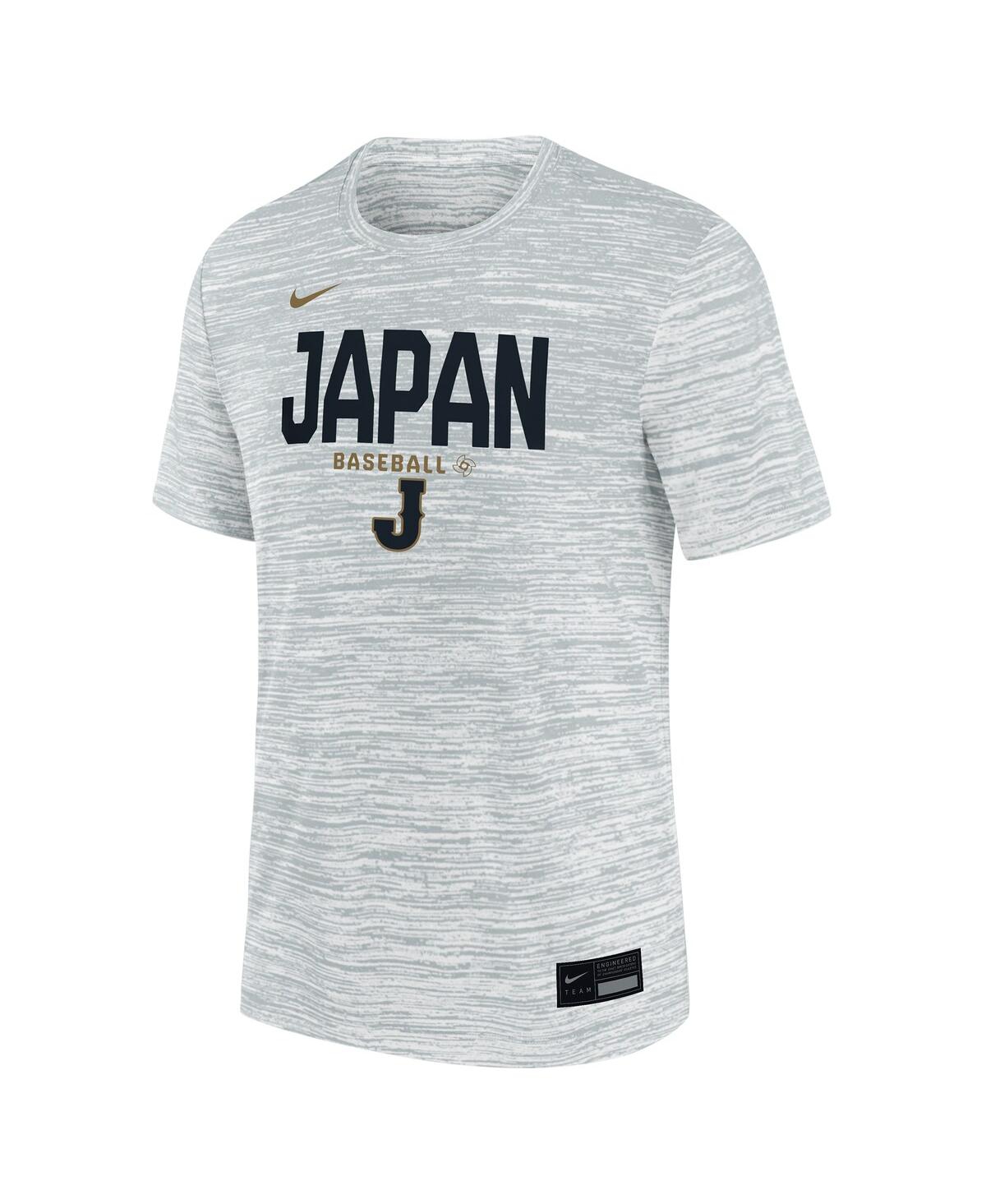 Nike Big Boys and Girls White Japan Baseball 2026 World Classic Authentic Collection Velocity Dri-fit T-Shirt