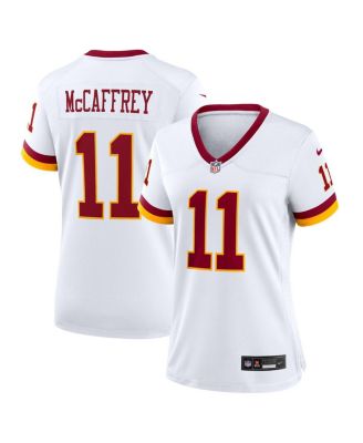 Women's Luke McCaffrey White Washington Commanders Game Super Bowl Era Jersey